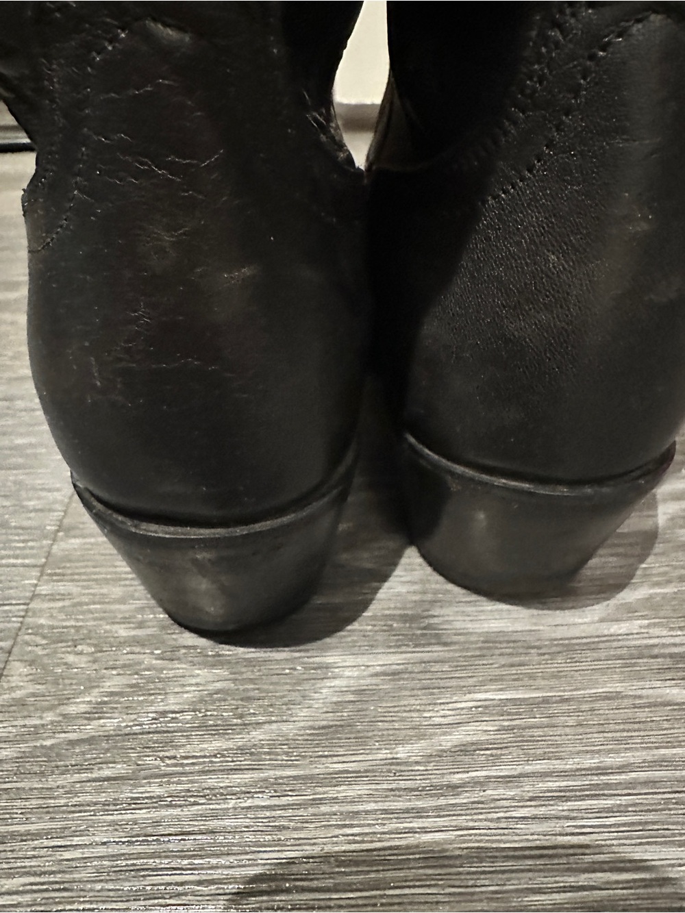 Tecovas The Annie Black Leather Western Cowboy Boots Rodeo Cowgirl - Picture 7 of 9